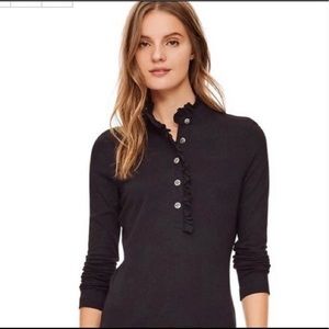 Tory Burch Lidia Ruffle polo shirt-like new